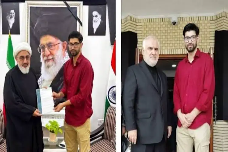 Delhi: JKSA convenor meets Iranian Ambassador, raises evacuation of Indian students