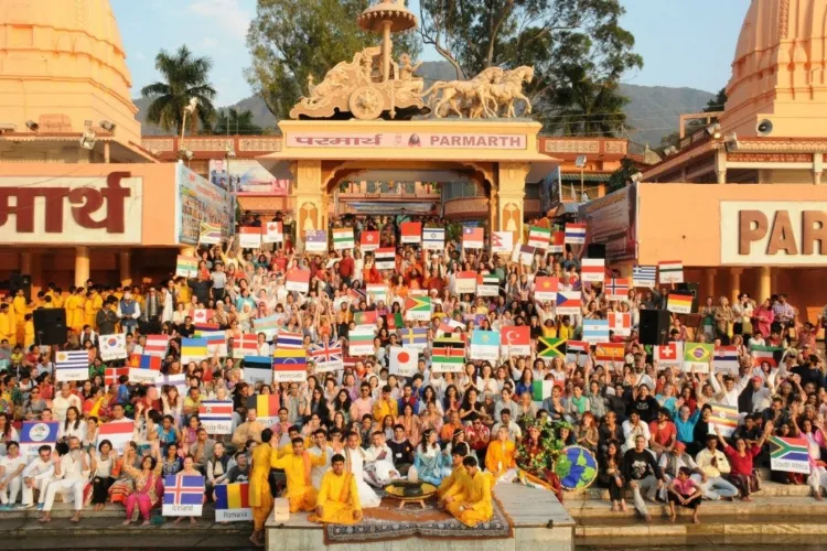7-day International Yoga Festival begins in Rishikesh, practitioners from 80 countries are participating