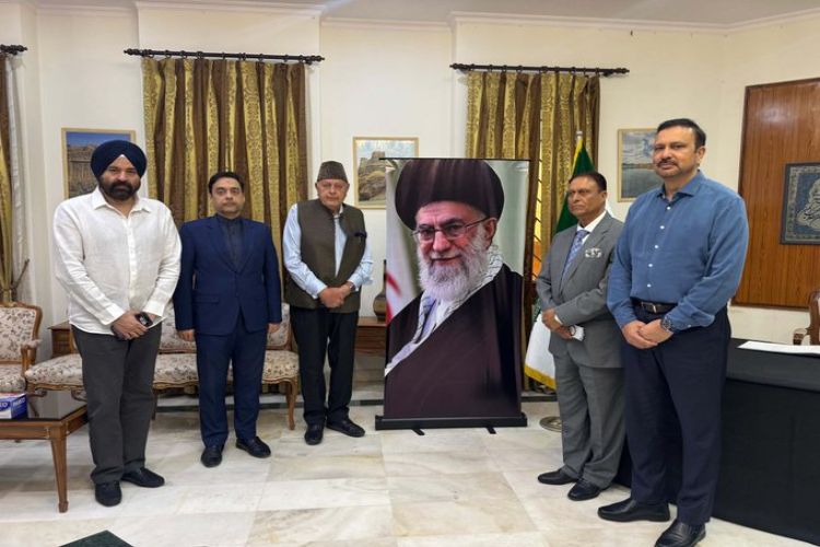 Farooq Abdullah meets Iranian Deputy Ambassador, offers condolences on Khamenei's demise