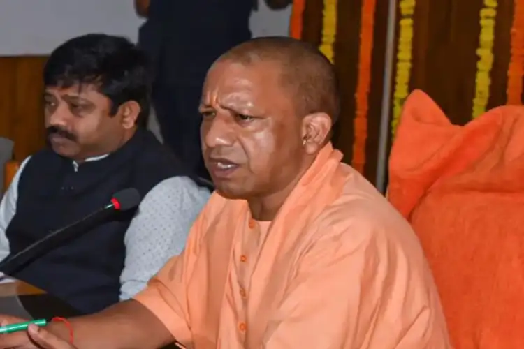 UP CM Yogi Adityanath conducts review meeting on security and healthcare in Balrampur