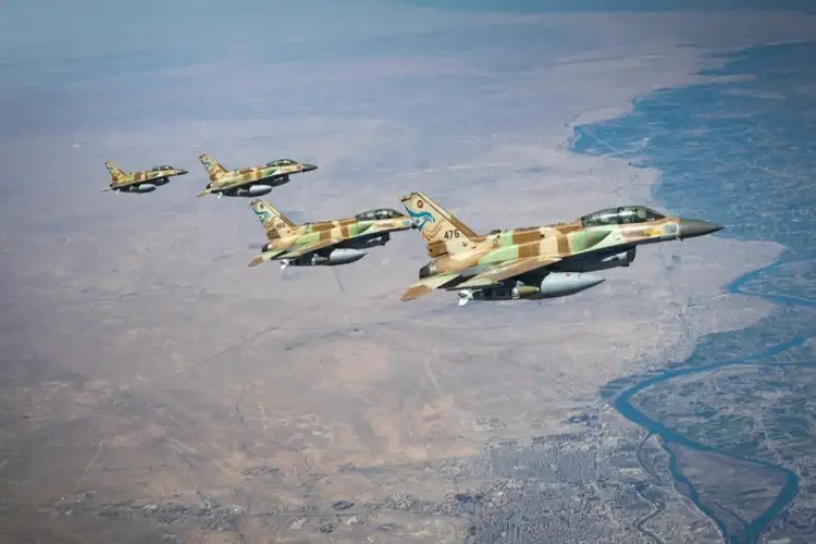 Israel Air Force says 200 targets in Western and Central Iran struck