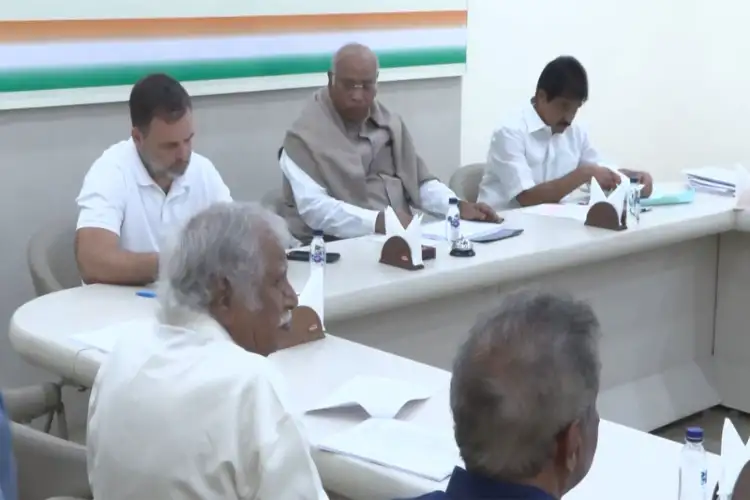 Lok Sabha LoP Rahul Gandhi chairs Congress Central Election Committee meeting ahead of Assam Assembly election