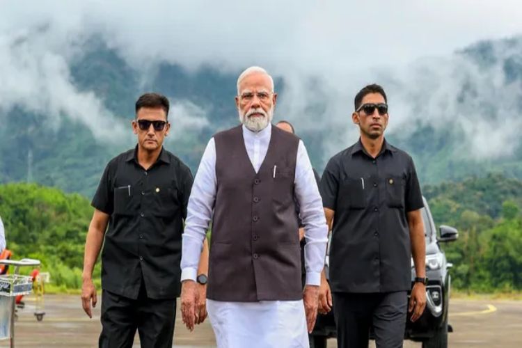 PM Modi arrives in Guwahati on a two-day visit to Assam