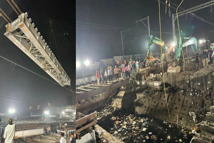 Western Railway suburban services affected at night due to work on Prabhadevi bridge in Mumbai.