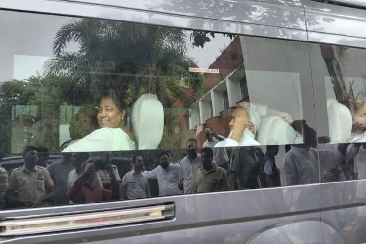 Haryana Congress MLAs leave for Rajya Sabha elections from Kasauli in Himachal Pradesh