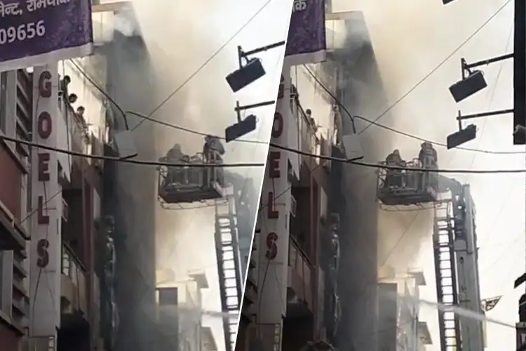 Delhi: Six dead after massive fire at residential building in Palam