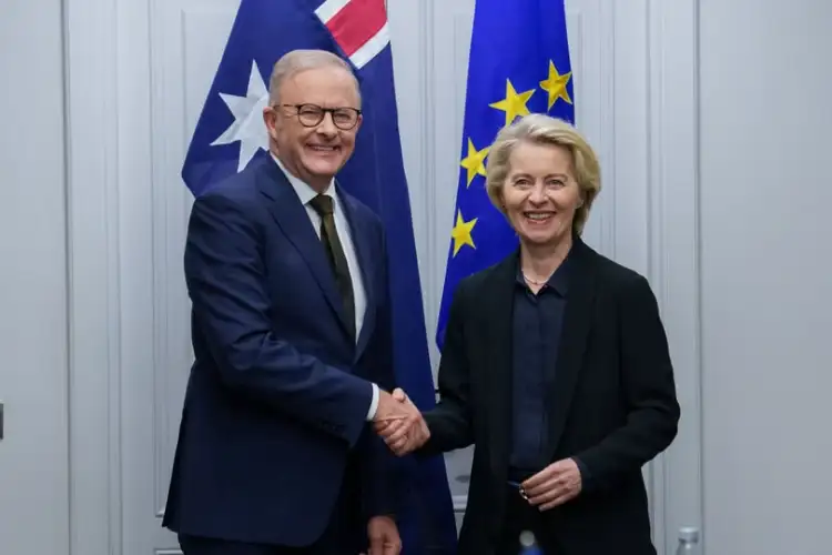 EU President Ursula von der Leyen to visit Australia from March 23 to 25