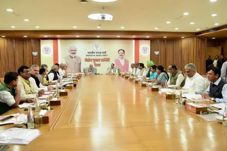 PM Modi attends BJP's Central Election Committee meeting