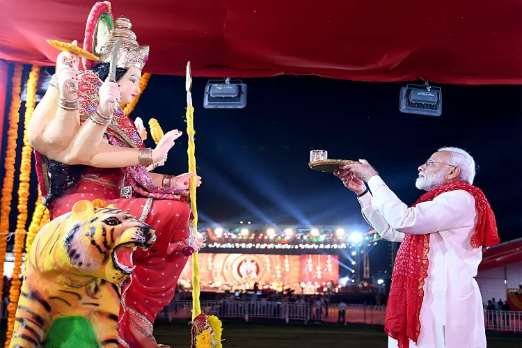 PM Modi extended greetings on Navratri, Gudi Padwa, Ugadi, and Cheti Chand.