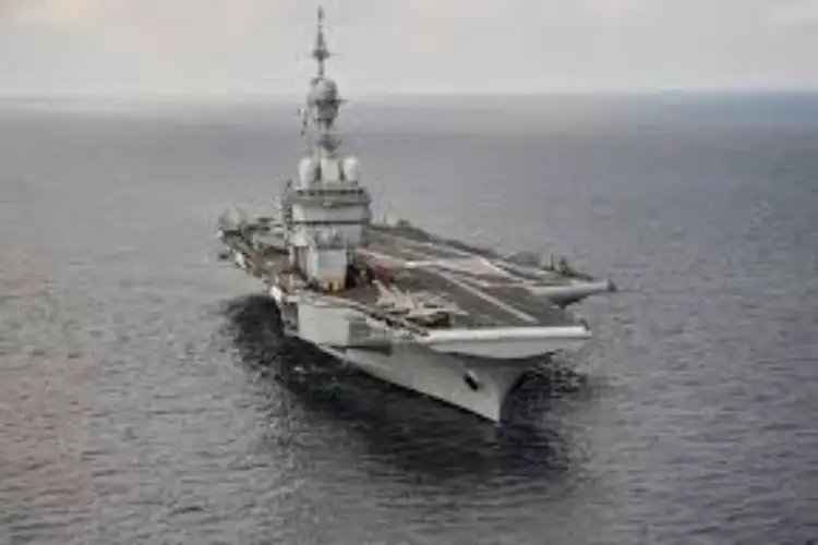 French Seaman's run leaks aircraft carrier Charles de Gaulle's location amid tensions with Tehran