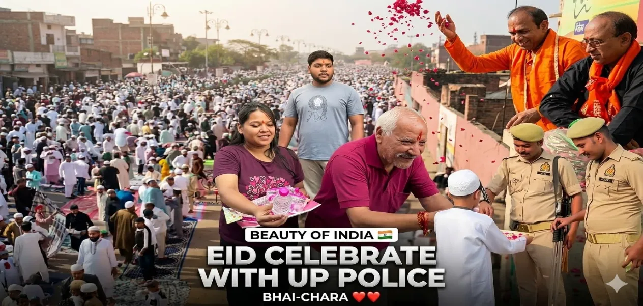 Amidst rumors, people chose love and brotherhood on Eid.