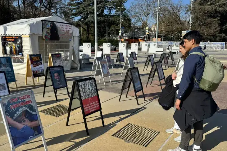 Photo exhibition highlights worsening press freedom in Pakistan at UNHRC