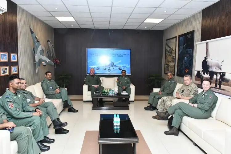 UK Royal Air Force Chief visits Gwalior airbase, gains first-hand insight into IAF operations