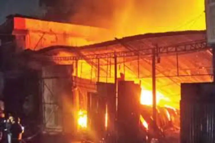 Madhya Pradesh: Fire breaks out at bakery store in Indore, no casualty reported
