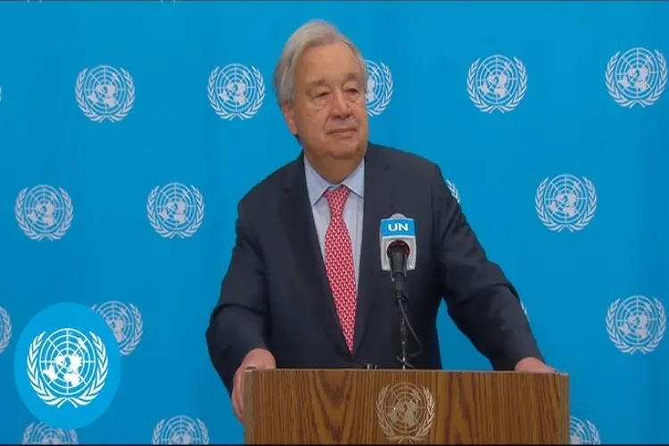 Need to Adopt Global Diplomacy to Halt Middle East Conflict: UN Secretary-General