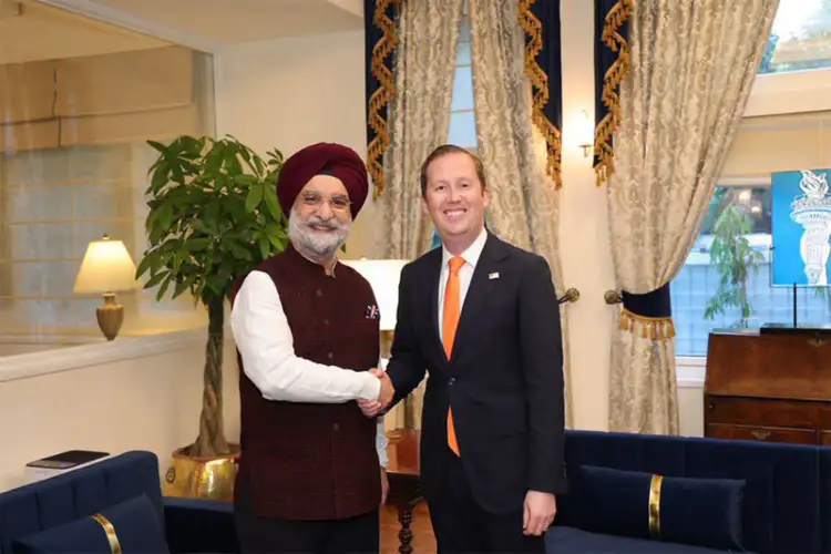 US reinforces strong ties with India as Delhi LG Taranjit Singh Sandhu meets Ambassador Sergio Gor