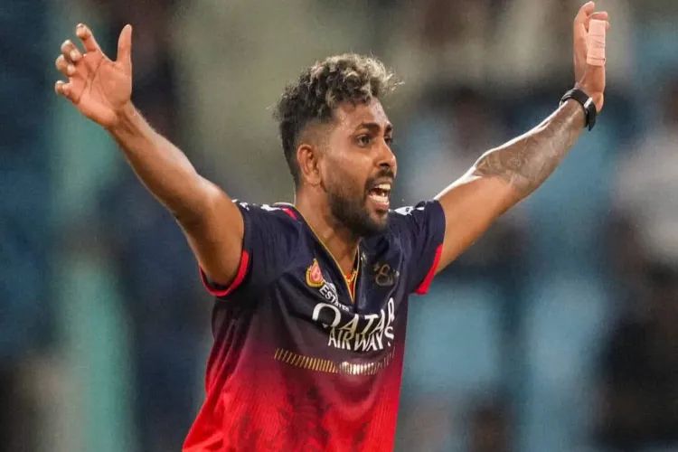 RCB's Tushar fails fitness test, ruled out of preliminary round