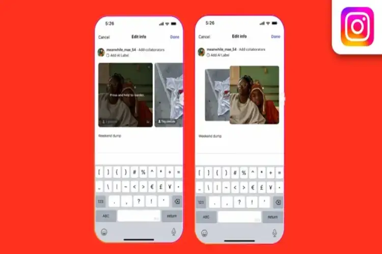 Instagram now allows users reorder carousel posts after publishing