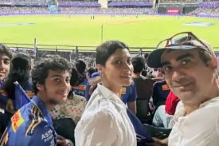 Former couple Ranvir Shorey, Konkona Sen Sharma spotted with son at MI vs KKR IPL 2026 match