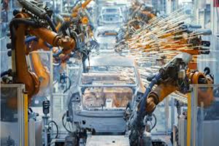 Industrial production rose by 5.2 percent in February, driven by a strong performance in the manufacturing sector.