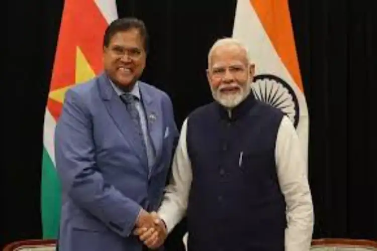 PM Modi mourns death of former Suriname President Chandrikapersad Santokhi