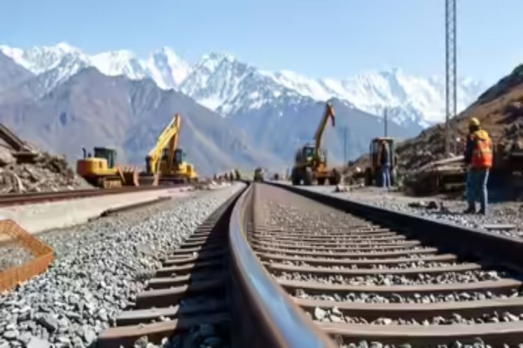 Work is underway on three new railway lines in the border region of Rajasthan.