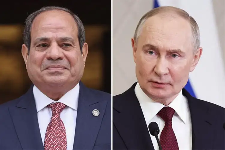 Putin discusses regional peace, energy projects with Egyptian President Abdel Fattah el-Sisi