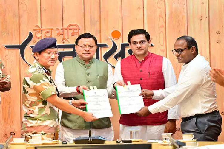 Uttarakhand CM, ITBP sign MoU to procure local produce under 'Vibrant Village Programme'