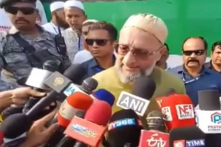 Owaisi urges Muslim voters to support AIUDF in Assam