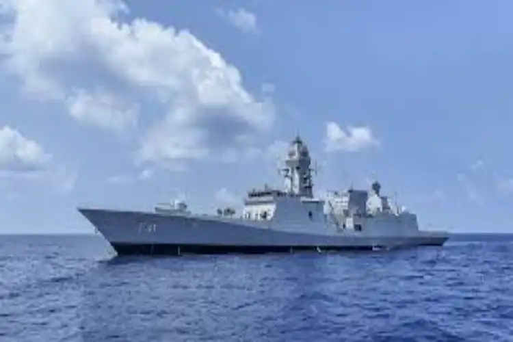 Defence Minister Rajnath Singh commissions advanced stealth Frigate INS Taragiri
