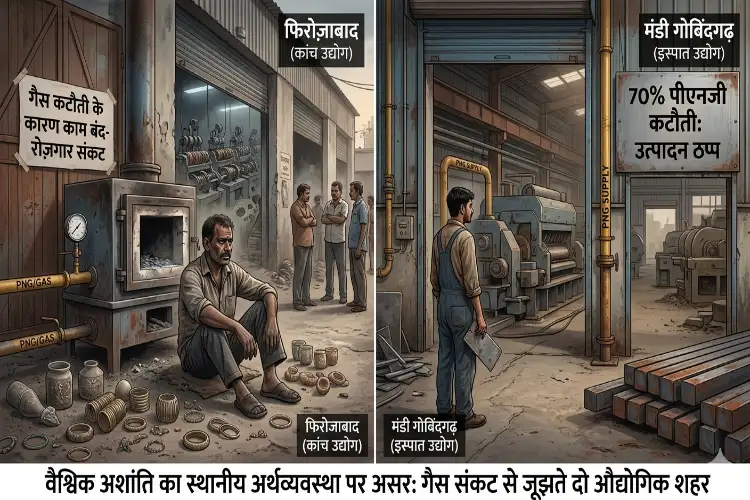 The Impact of a Distant War: Firozabad and Mandi Gobindgarh Grapple with Gas Cuts