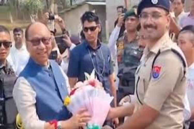 Manipur CM begins three-day Jiribam visit
