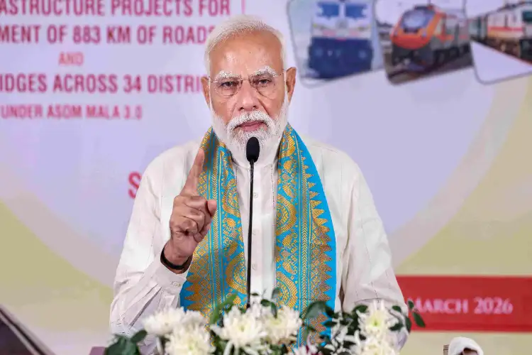 Congress wants to make infiltrators victims, puts indigenous people at risk: PM Modi in Assam