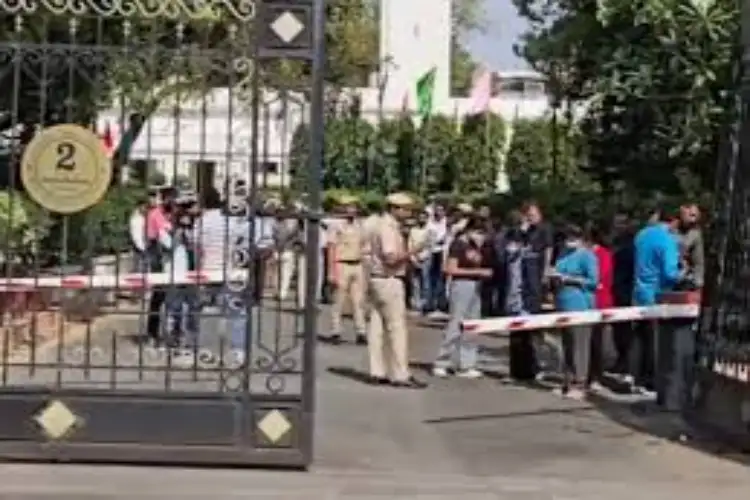 Man places 'bouquet' at Delhi Assembly premises after forcibly entering complex; no bomb found, police probe underway