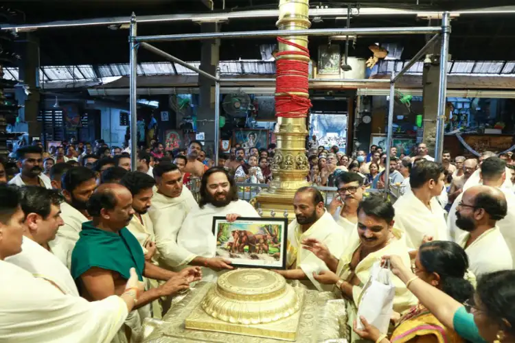 Anant Ambani announces Rs 6 crore temple donations, Rs 12 crore Rajarajeshwaram renovation; Guruvayur elephant welfare boost