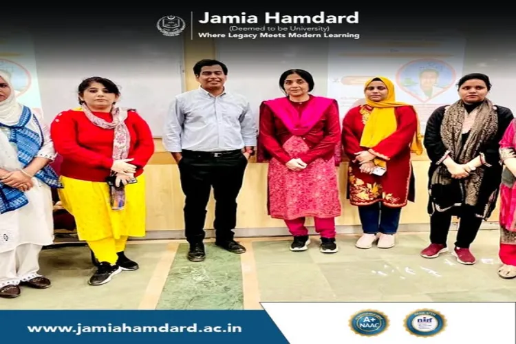 Hands-on Workshop on Sensory Integration Organized at Jamia Hamdard