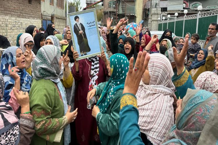 Celebrations erupt at several places in Kashmir after the US-Iran ceasefire announcement.