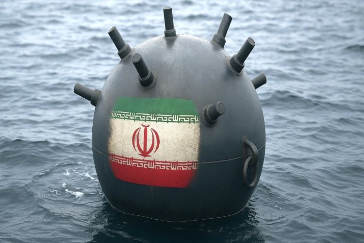 Signs of Iran laying sea mines in the Strait of Hormuz