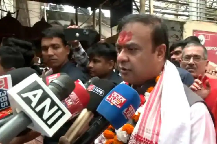 Assam CM Sarma visits Kamakhya Devi temple in Guwahati, prays for state's prosperity