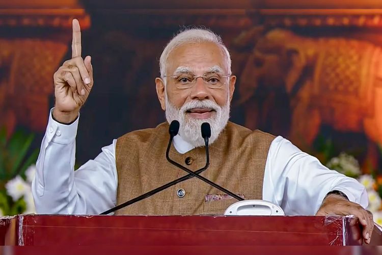 The Prime Minister appealed to the voters to remove the 'ruthless' Trinamool Congress government from Bengal.