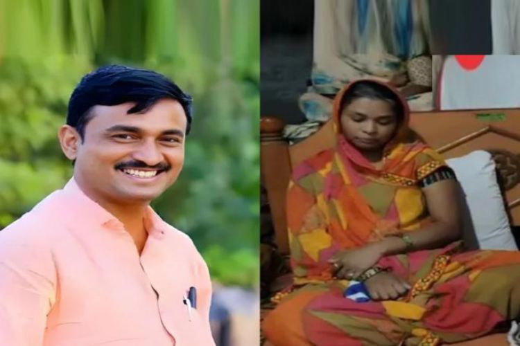 Santosh Deshmukh's wife, Masajog, has filed her nomination for the by-election for the post of Sarpanch.