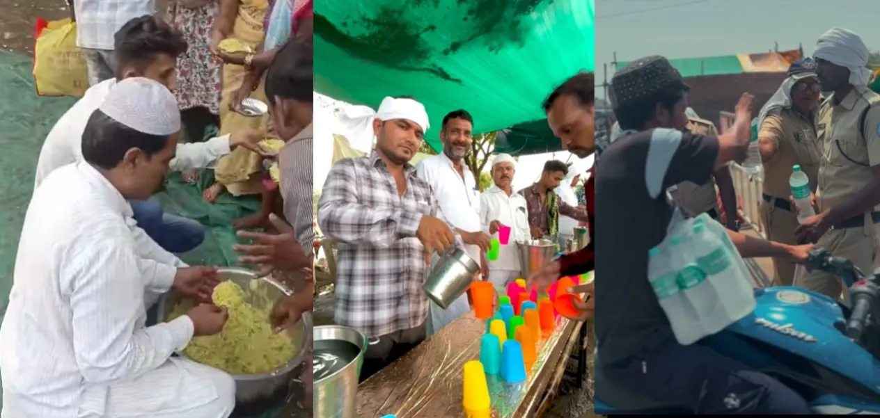 The Radiance of Brotherhood Amidst Devotion: The Muslim Community Extends a Helping Hand