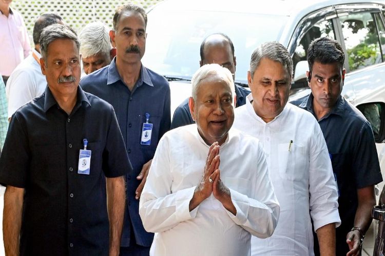 Bihar Chief Minister Nitish Kumar took oath as Rajya Sabha member
