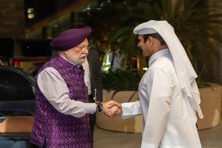 Hardeep Singh Puri meets Qatar Minister for Energy Affairs in Doha, discusses energy ties amid West Asia tensions, welcomes ceasefire