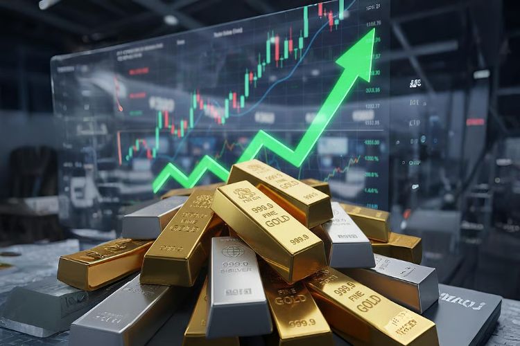 Silver gains Rs 3,800, gold rises Rs 400