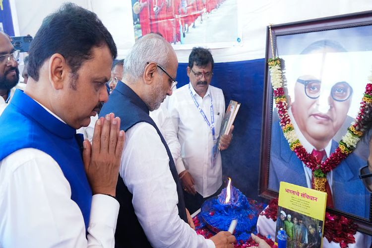 Tributes paid to Ambedkar in Maharashtra and Andhra Pradesh
