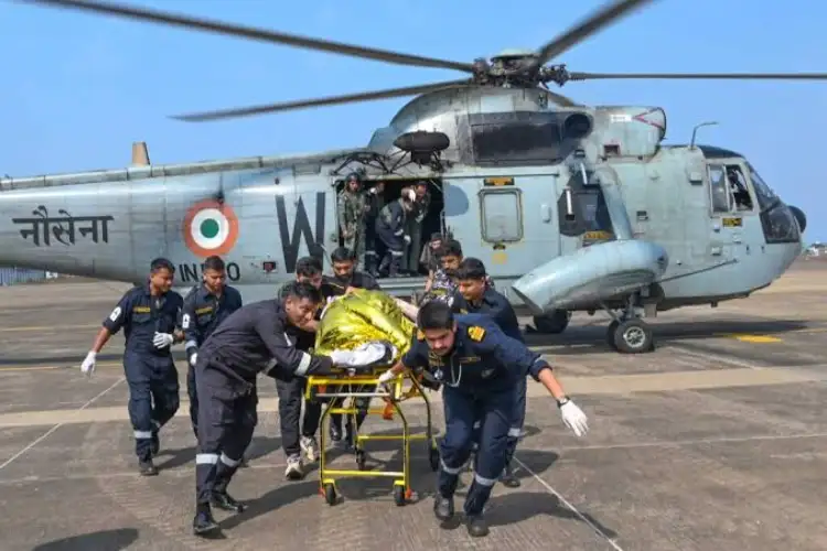 Guardian of seas: Indian Navy executes high-stakes Medevac for oil rig worker