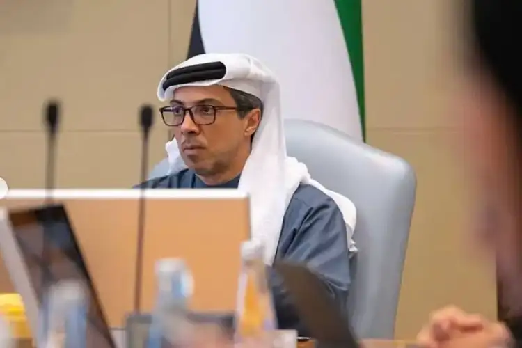 UAE VP holds 1st call since February hostilities with Iranian parliament speaker 