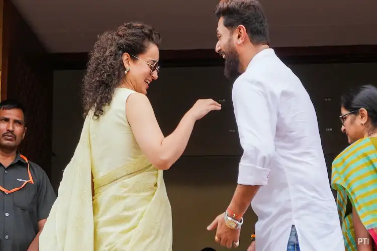 Kangana Ranaut dismisses romance rumours with Chirag Paswan