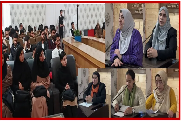 Anti-Ragging Awareness Program at GDC Ganderbal; Students Provided with Legal Information